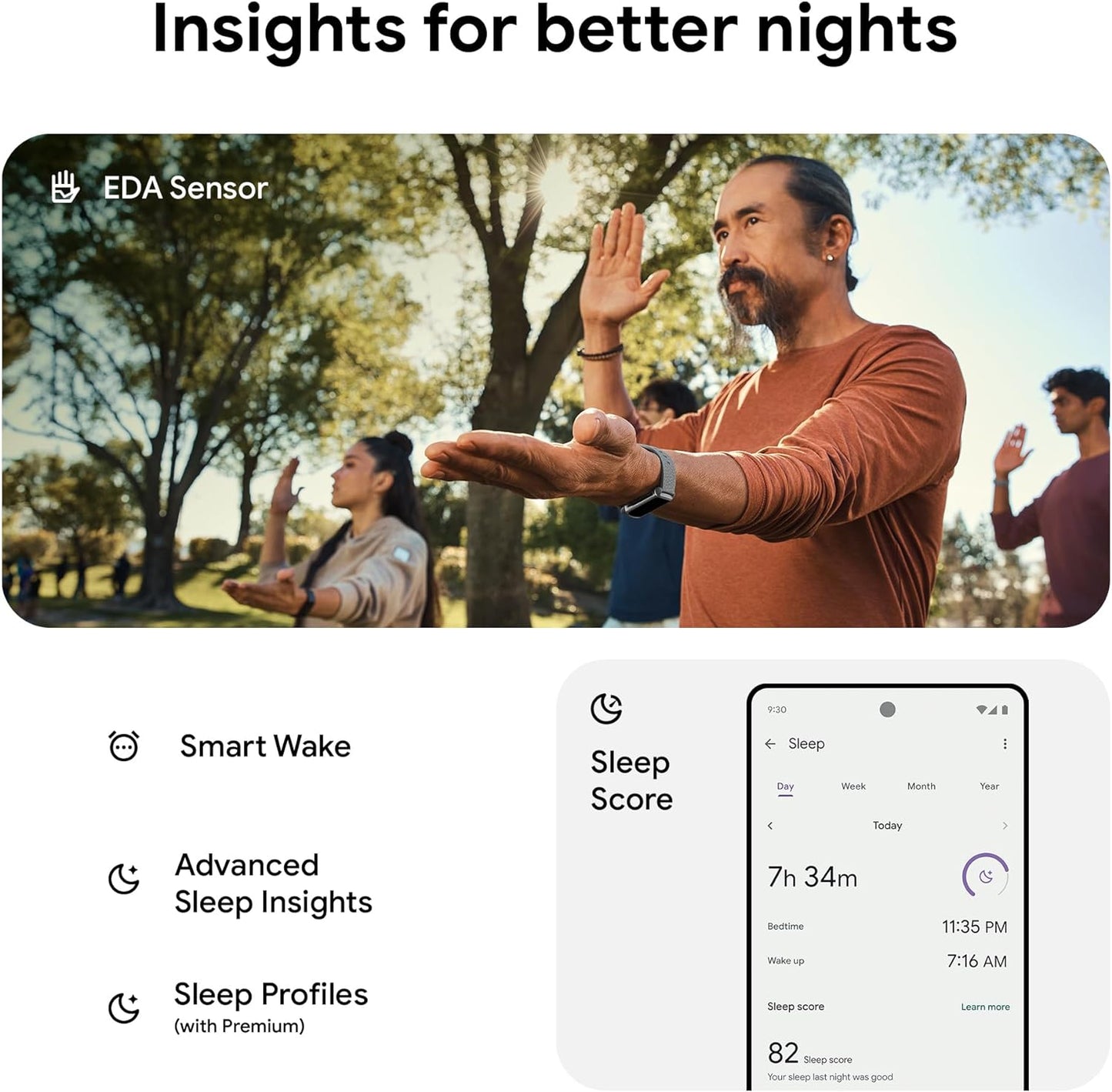 Charge 6 Fitness Tracker with Google Apps, Heart Rate on Exercise Equipment, 6-Months Premium Membership Included, GPS, Health Tools and More, Porcelain/Silver, One Size (S & L Bands Included)